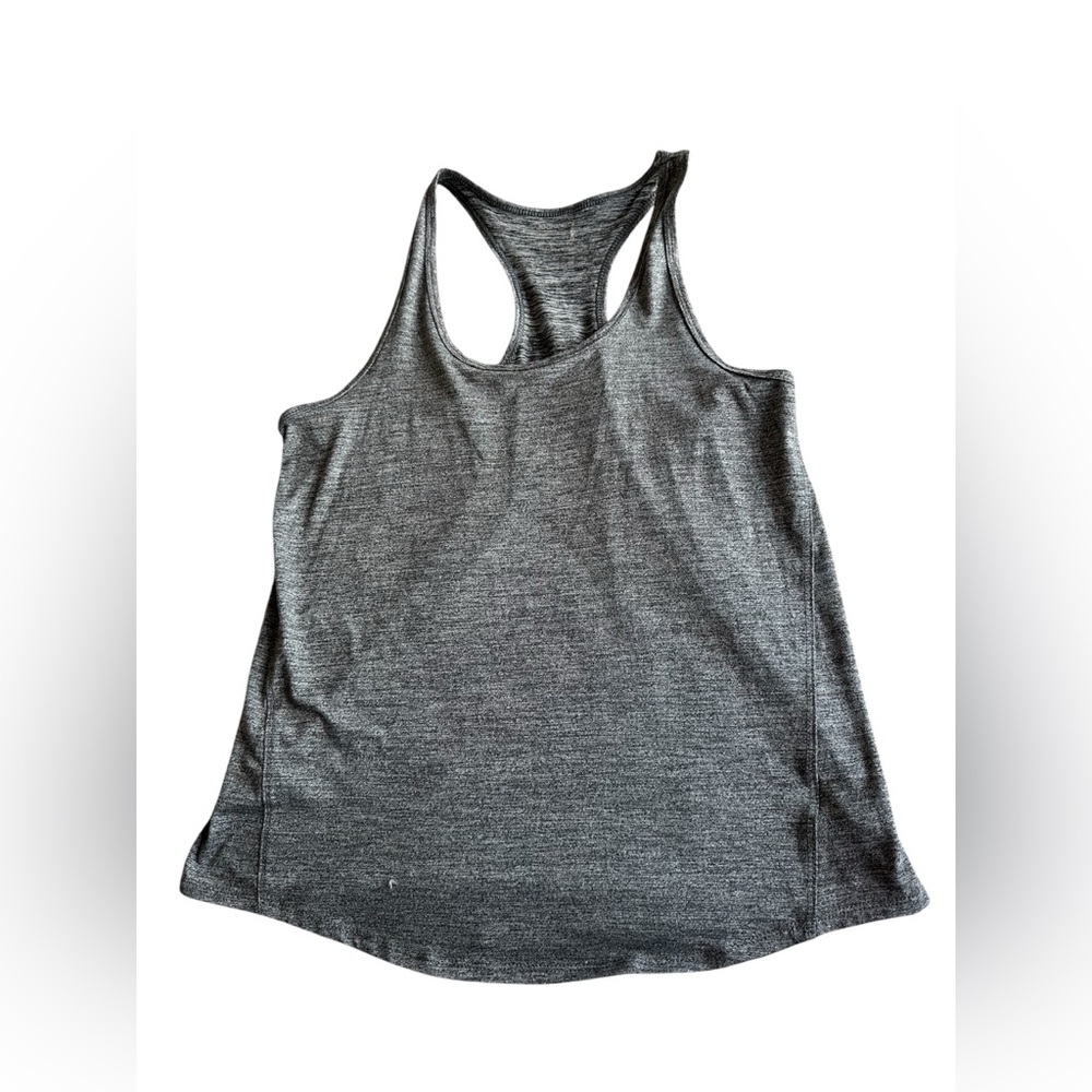 Jockey Women's Racerback Gray Athletic Tank Top Size Medium‎